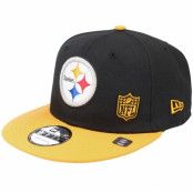 New Era - NFL Svart snapback Keps - Pittsburgh Steelers Team Arch 9FIFTY Black/Yellow Snapback @ Hatstore