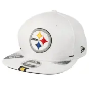 New Era - NFL Vit snapback Keps - Pittsburgh Steelers 9Fifty On Field 19 Training White Snapback @ Hatstore