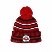 Mössa San Francisco 49ers On Field 19 Sport Knit Red/Black Pom - New Era - Röd Tofs