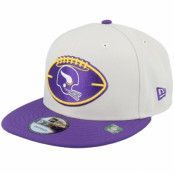 New Era - NFL Beige snapback Keps - Minnesota Vikings NFL24 Sideline 9FIFTY Stone/Purple Snapback @ Hatstore