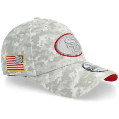 New Era - NFL Camo fitted Keps - San Francisco 49ers 39THIRTY NFL Salute To Service Camo Fitted @ Hatstore