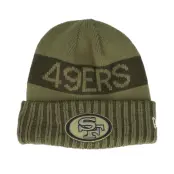 New Era - NFL Grön cuff Beanie - San Francisco 49ers NFL Salute To Service Green Knit Cuff @ Hatstore