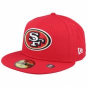 New Era - NFL Röd fitted Keps - San Francisco 49ers Otc NFL 59FIFTY Red Fitted @ Hatstore