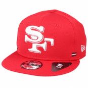 New Era - NFL Röd snapback Keps - San Francisco 49ers NFL 20 Side Lines Home Em 9Fifty OTC Red Snapback @ Hatstore