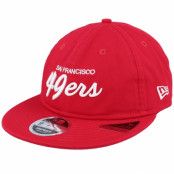 New Era - NFL Röd snapback Keps - San Francisco 49ers NFL Retro 9FIFTY Flame Red Snapback @ Hatstore