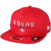 New Era - NFL Röd snapback Keps - San Francisco 49ers Statement 9Fifty Red Snapback @ Hatstore