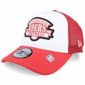 New Era - NFL Röd trucker Keps - San Francisco 49ers NFL Scarlet/White A-Frame Trucker @ Hatstore