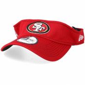 New Era - NFL Röd visor Keps - San Francisco 49ers On Field 19 Red Visor @ Hatstore