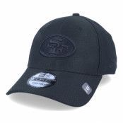 New Era - NFL Svart adjustable Keps - San Francisco 49ers Mono Team Colour 9FORTY Black Adjustable @ Hatstore