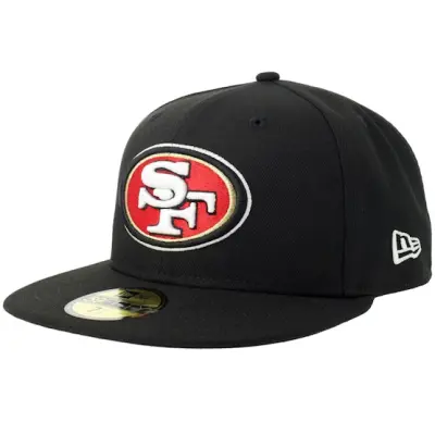 New Era - NFL Svart fitted Keps - Hatstore Exclusive x San Francisco 49ers 59FIFTY Black Fitted @ Hatstore