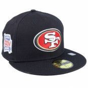 New Era - NFL Svart fitted Keps - San Francisco 49ers Side Patch 59FIFTY Black Fitted @ Hatstore