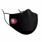 New Era - NFL Svart Mask - San Francisco 49ers 1-Pack Black Face Mask @ Hatstore