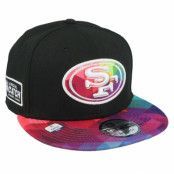 New Era - NFL Svart snapback Keps - San Francisco 49ers 9FIFTY NFL Crucial Catch 23 Black/Multi Snapback @ Hatstore