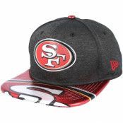 New Era - NFL Svart snapback Keps - San Francisco 49ers Draft 2017 9Fifty Heather Black Snapback @ Hatstore