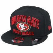 New Era - NFL Svart snapback Keps - San Francisco 49ers NFL 20 Draft Alt 9Fifty Black Snapback @ Hatstore