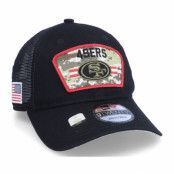 New Era - NFL Svart trucker Keps - San Francisco 49ers NFL21 Salute To Service 9TWENTY Black/Camo Trucker @ Hatstore