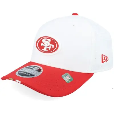 New Era - NFL Vit adjustable Keps - San Francisco 49ers NFL 25 Training 9SEVENTY White/Red Adjustable @ Hatstore