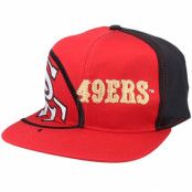 Twins Enterprise - NFL Röd snapback Keps - San Francisco 49ers Big Logo NFL Vintage Red/Black Snapback @ Hatstore