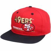 Twins Enterprise - NFL Röd snapback Keps - San Francisco 49ers Classic NFL Vintage Red/Black Snapback @ Hatstore