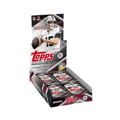 Topps - Svart Trading Cards - NFL Flagship Football 2026 Hobby Box - 20 Packs (240 Cards) @ Hatstore