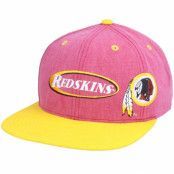 Twins Enterprise - NFL Röd snapback Keps - Washington Football Team Multi Logo NFL Vintage Red/Yellow Snapback @ Hatstore