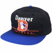 Twins Enterprise - NFL Svart snapback Keps - Denver Broncos Classic NFL Vintage Black/Blue Snapback @ Hatstore