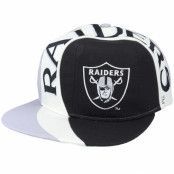 Twins Enterprise - NFL Svart snapback Keps - Las Vegas Raiders Allover NFL Vintage Black/Grey Snapback @ Hatstore