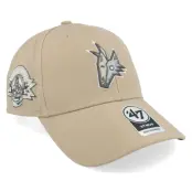 47 Brand - NHL Beige adjustable Keps - Arizona Coyotes Sure Shot Mvp Khaki Adjustable @ Hatstore
