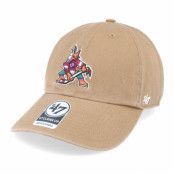 47 Brand - NHL Beige unconstructed Keps - Hatstore Exclusive x Arizona Coyotes Clean Up Camel Dad Cap @ Hatstore