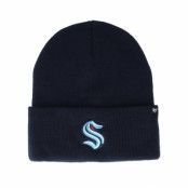 47 Brand - NHL Blå cuff Beanie - Seattle Kraken NHL Haymaker Navy Cuff @ Hatstore