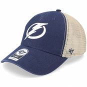 47 Brand - NHL Blå trucker Keps - Tampa Bay Lightning NHL Flagship Wash MVP Navy Trucker @ Hatstore