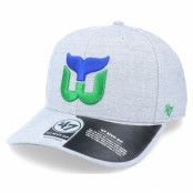 47 Brand - NHL Grå adjustable Keps - Hartford Whalers Vintage Heather Mvp Deep Profile Charcoal Adjustable @ Hatstore