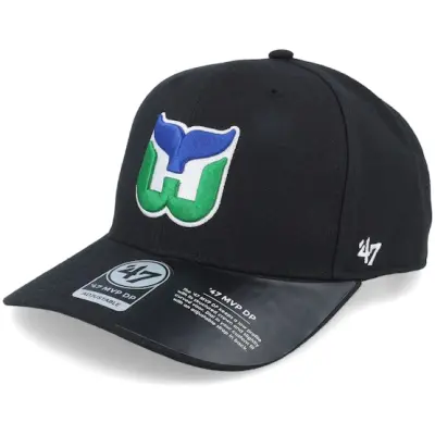 47 Brand - NHL Svart adjustable Keps - Hartford Whalers NHL Cold Zone'47 Mvp Dp Black Adjustable @ Hatstore