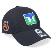 47 Brand - NHL Svart adjustable Keps - Hartford Whalers Vintage Sure Shot MVP Black Adjustable @ Hatstore