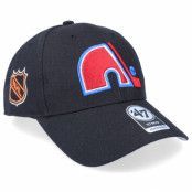 47 Brand - NHL Svart adjustable Keps - Quebec Nordiques Vintage Sure Shot MVP Black Adjustable @ Hatstore