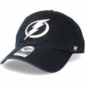 47 Brand - NHL Svart adjustable Keps - Tampa Bay Lightning Clean up Black Adjustable @ Hatstore