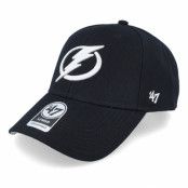 47 Brand - NHL Svart adjustable Keps - Tampa Bay Lightning Mvp Black Adjustable @ Hatstore