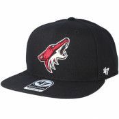 47 Brand - NHL Svart snapback Keps - Arizona Coyotes Sure Shot Black Snapback @ Hatstore