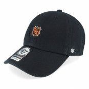 47 Brand - NHL Svart unconstructed Keps - NHL Logo Base Runner Clean Up Black Dad Cap @ Hatstore