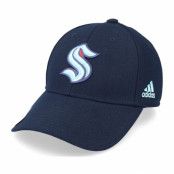 Adidas - NHL Blå adjustable Keps - Seattle Kraken NHL Wool Struct Night Navy Adjustable @ Hatstore