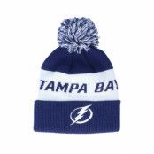 Adidas - NHL Blå pom Beanie - Tampa Bay Lightning Cukture Cuffed Knit Navy Pom @ Hatstore