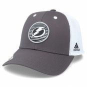 Adidas - NHL Grå trucker Keps - Tampa Bay Lightning Mesh Carbon/White Trucker @ Hatstore