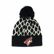 Adidas - NHL Svart pom Beanie - Arizona Coyotes Culture Cuffed Knit Black Knit @ Hatstore