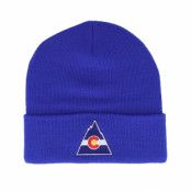 American Needle - MLB Blå cuff Beanie - Colorado Rockies NHL Knit Royal Cuff @ Hatstore