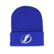 American Needle - NHL Blå cuff Beanie - Tampa Bay Lightning  Knit NHL Royal Cuff @ Hatstore