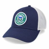 American Needle - NHL Blå trucker Keps - Hartford Whalers Valin Ivory/Navy Trucker @ Hatstore