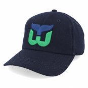 American Needle - NHL Blå unconstructed Keps - Hartford Whalers NHL Archive Legend Dad Cap @ Hatstore