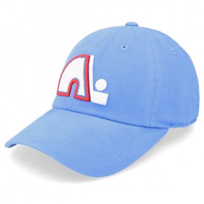 American Needle - NHL Blå unconstructed Keps - Quebec Nordiques New Raglin Royal Dad Cap @ Hatstore