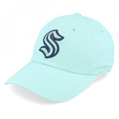 American Needle - NHL Blå unconstructed Keps - Seattle Kraken Blue Line Seafoam Dad Cap @ Hatstore