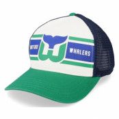 American Needle - NHL Grön trucker Keps - Hartford Whalers Sinclair Deep Royal/Ivory Trucker @ Hatstore